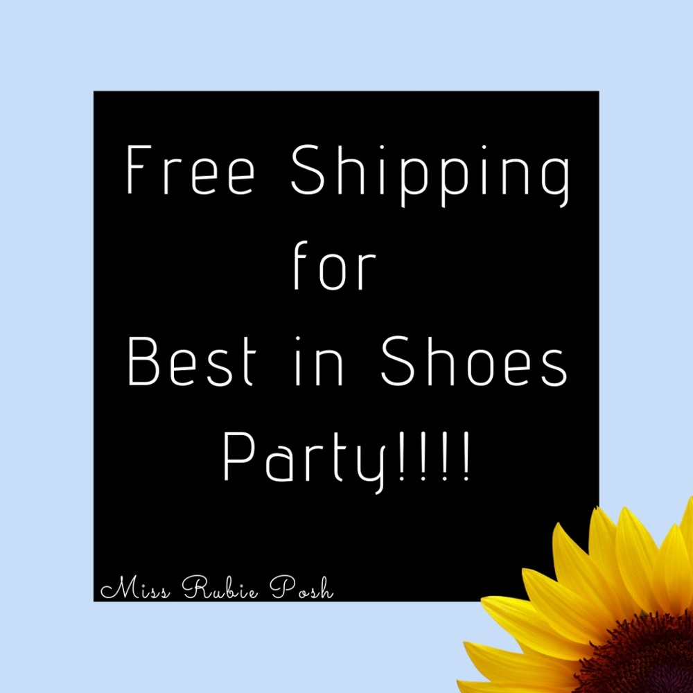 Free Shipping During Best In Shoes Party!!!!